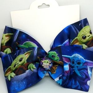 Baby Yoda hair Bow